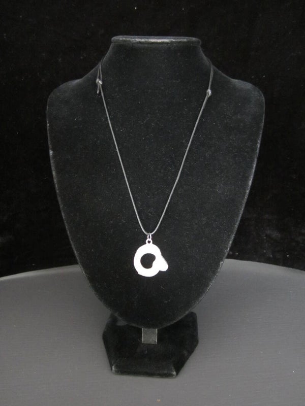 Letterhanger Q van zilvertin