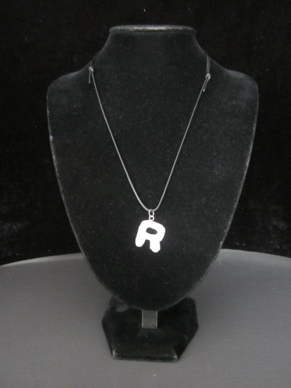 Letterhanger R van zilvertin