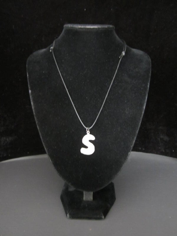 Letterhanger S van zilvertin