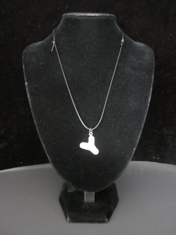 Letterhanger Y van zilvertin