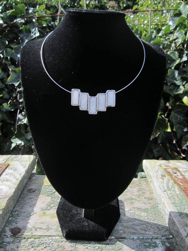 Hanger "Syl" wit glas