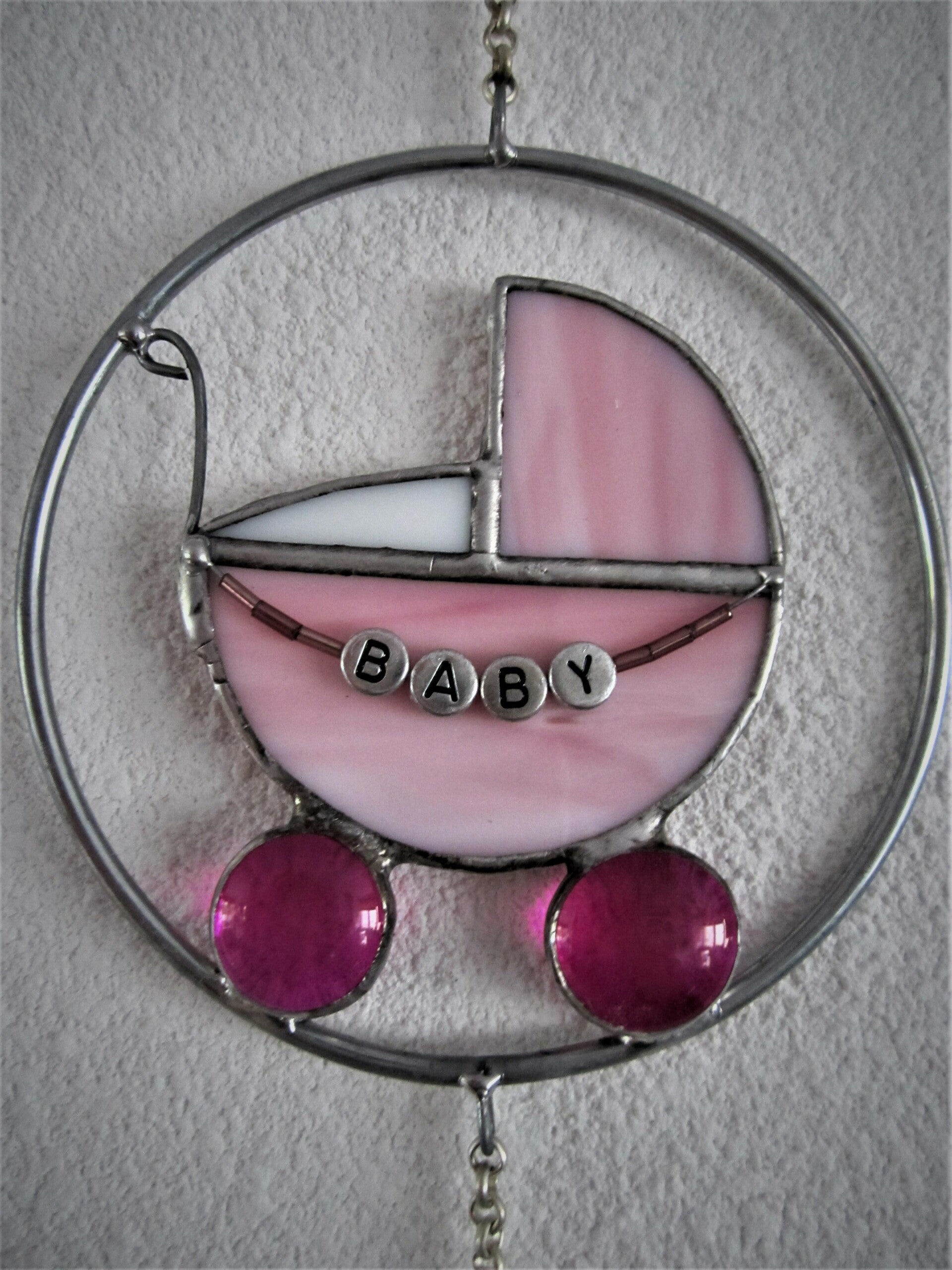 Raamhanger wandelwagen rose