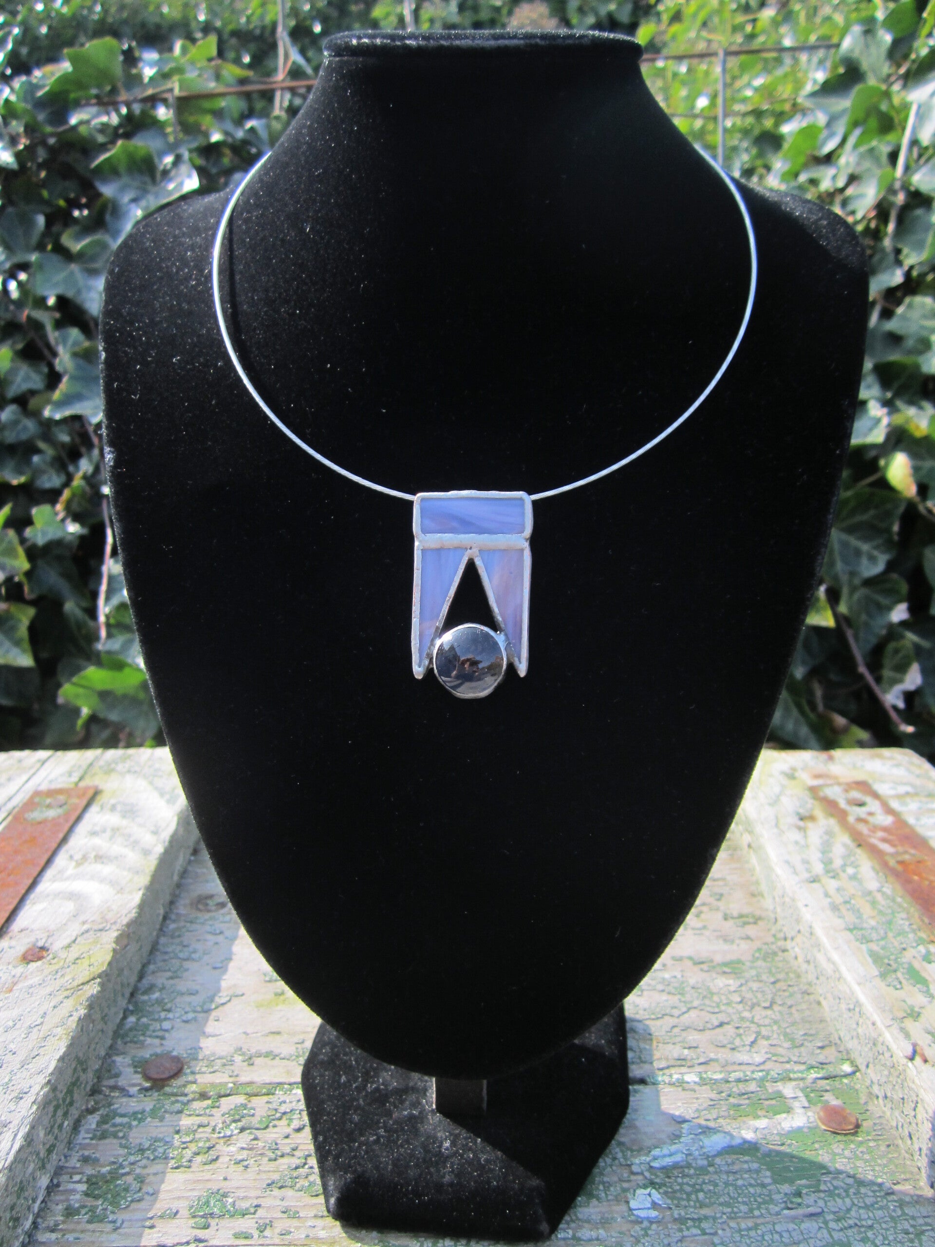 Hanger "Kim" lila glas