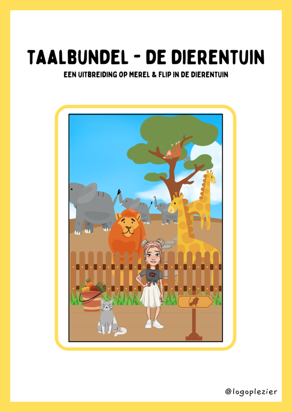 Merel & Flip in de dierentuin – taalbundel