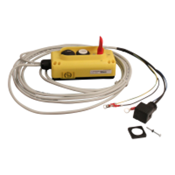 afstandsbediening 2-knops met slot + kunststof sleutel