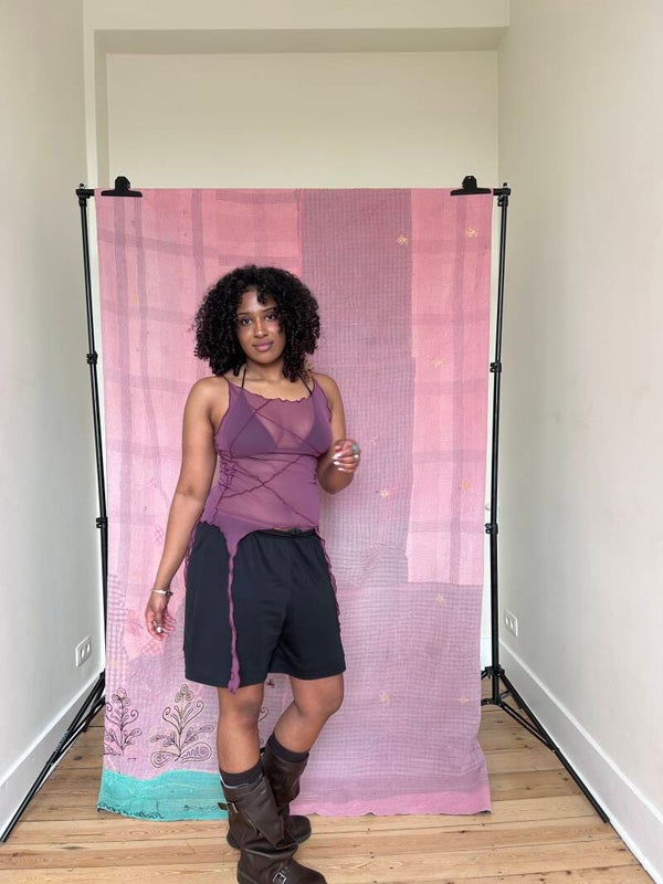 SIZE S/M - MESH TOP - Purple