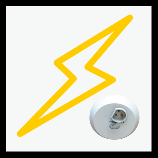 Valaisinpistorasian asennus