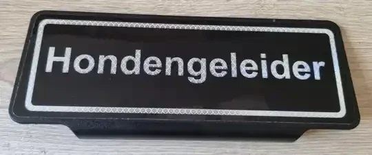 Hondengeleider zonneklep met reflectie