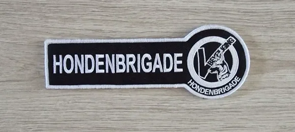 Hondenbrigade sticker groot