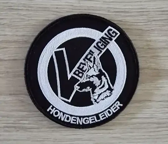 Hondengeleider patch klein met klittenband