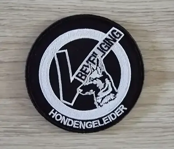 Hondengeleider patch klein met klittenband