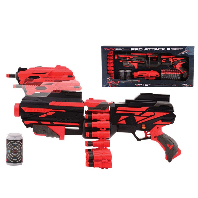 Tack Pro shooter large 50cm + 40 darts in riem #60 412512