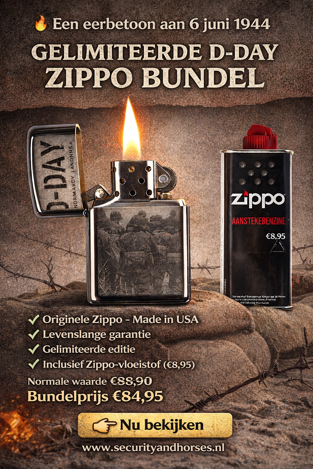 Zippo D-Day bundel