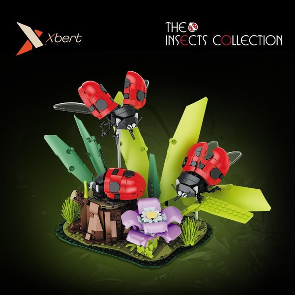 Jeux De Construction Diorama Coccinelles 741 pcs En Briques