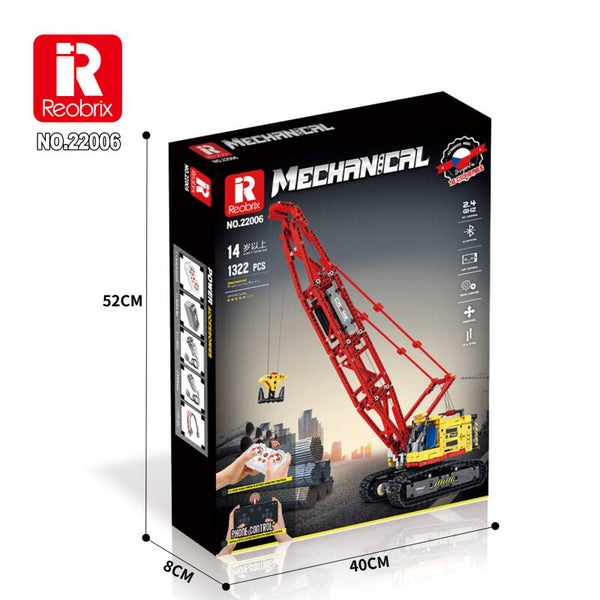 Jeux De Construction Grue à Chenilles En Briques