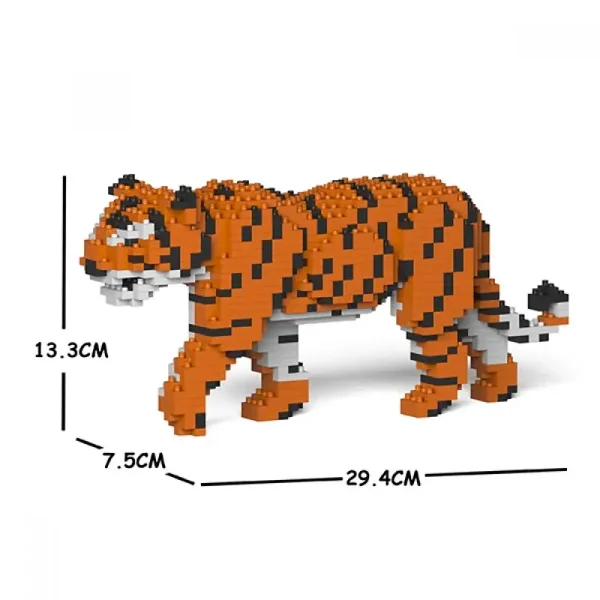 Jeux De Construction Tigre En Briques JEKCA