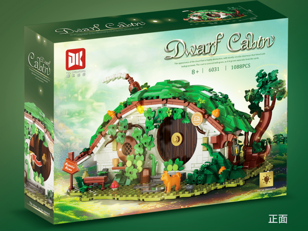 Jeux De Construction La Contrée 1088 Pcs En Briques