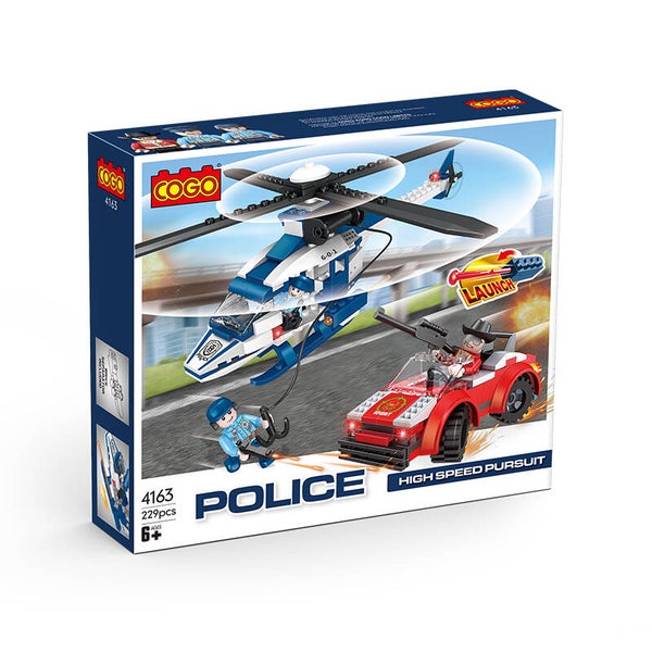 Jeux De Construction Hélicoptère de Pompiers 2in1 En Briques