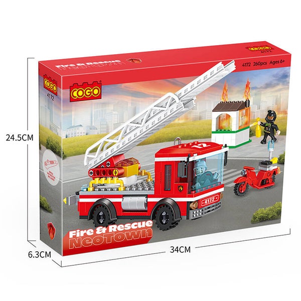 Jeux De Construction Pompiers Camion En Briques