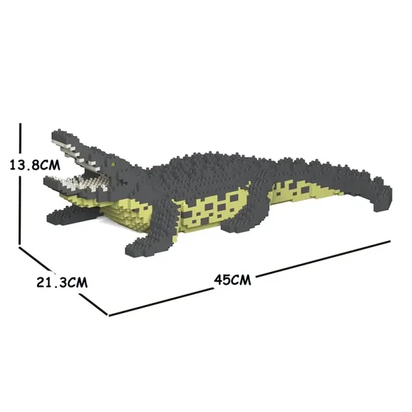 Jeux De Construction crocodile 1200pcs En Briques JECKA