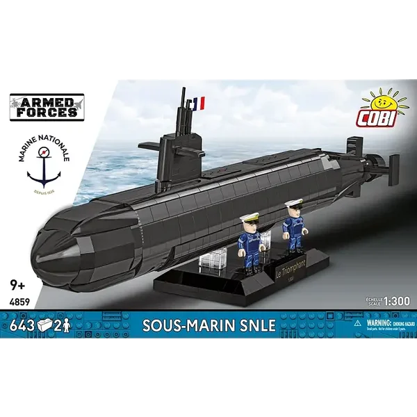 Jeux De Construction 4859 Sous-Marin SNLECOBI En Briques