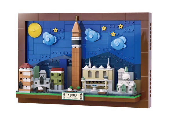 Jeux De Construction Carte Postale City Venice En Briques