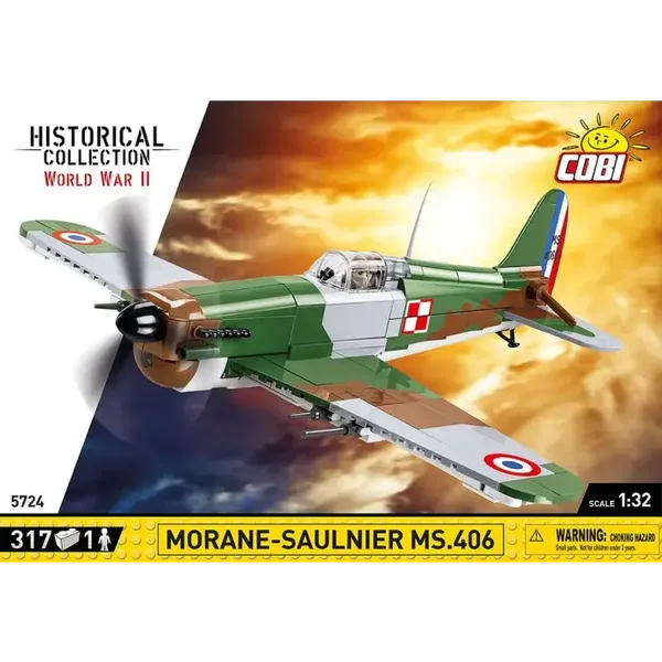 Jeux De Construction 5724 Morane-Saulnier MS.406 COBI En Briques