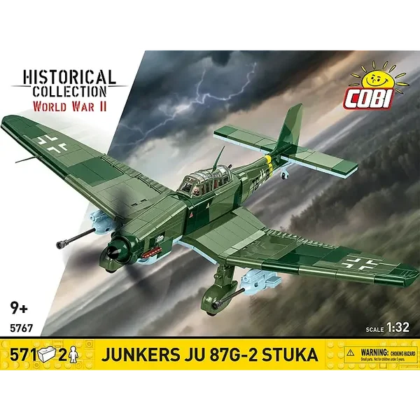 Jeux De Construction Cobi 5767 Deutsche Luftwaffe Junkers Ju-87 D-2 Stuka WW2 556  En Briques