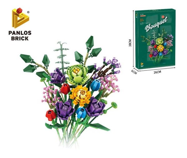 Jeux De Construction Bouquet de Fleurs En Briques