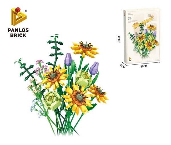 Jeux De Construction Bouquet de Fleurs En Briques