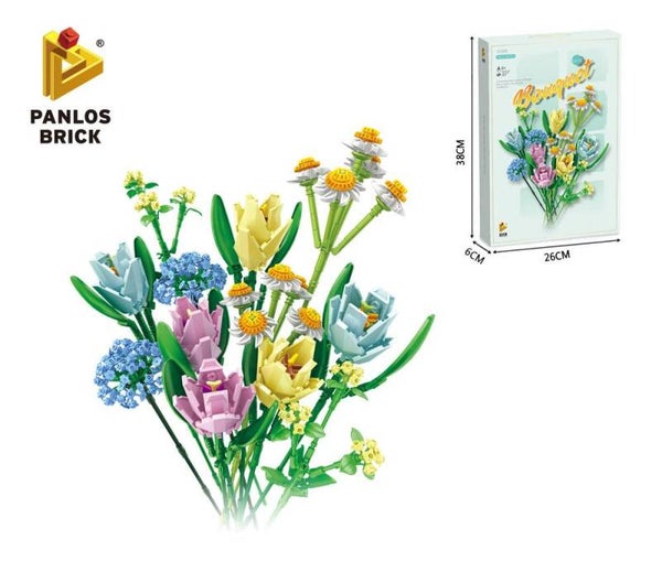 Jeux De Construction Bouquet de Fleurs En Briques