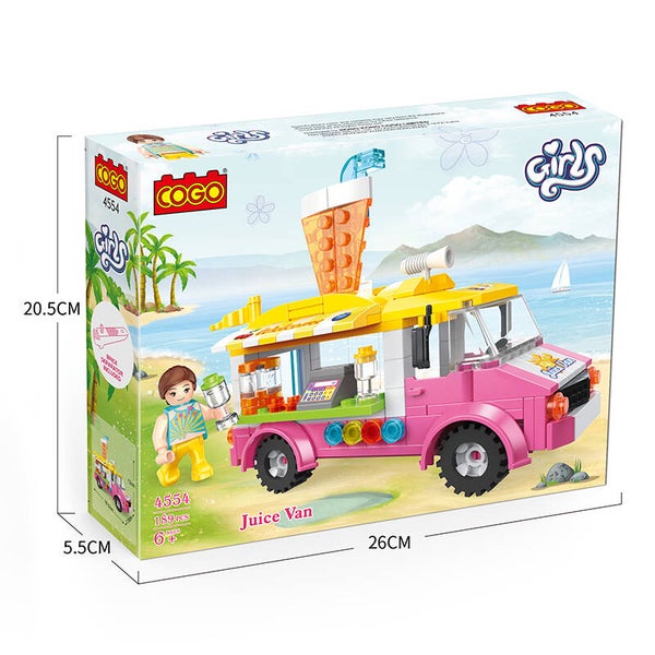 Jeux De Construction Camion à Glaces Girls En Briques