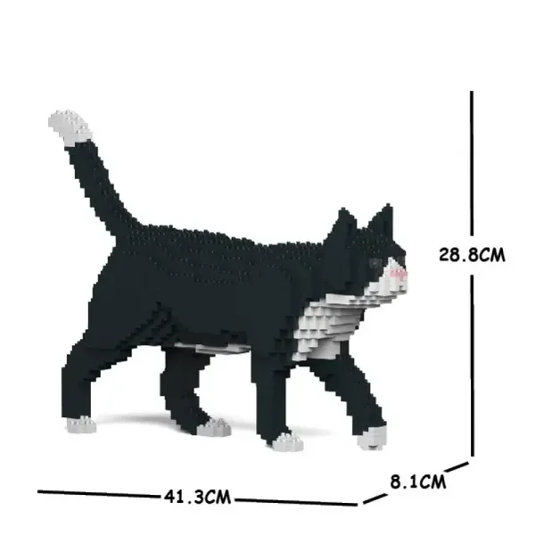 Jeux De Construction Tuxedo Cat Briques JEKCA