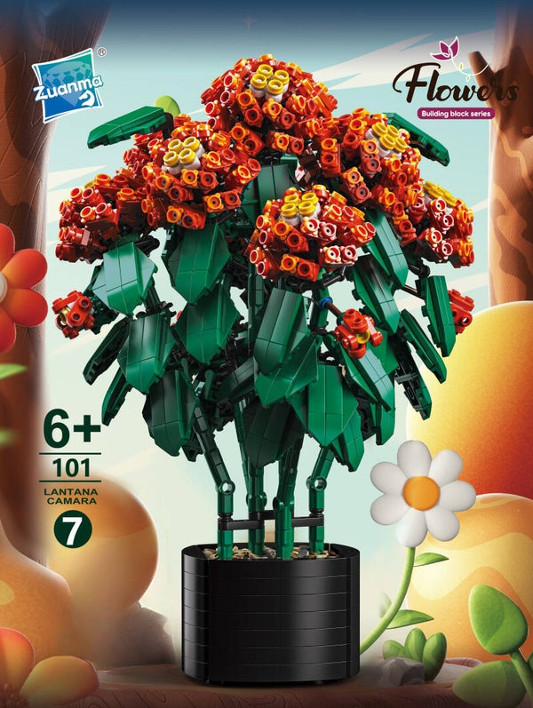 Jeux De Construction Fleurs En Briques
