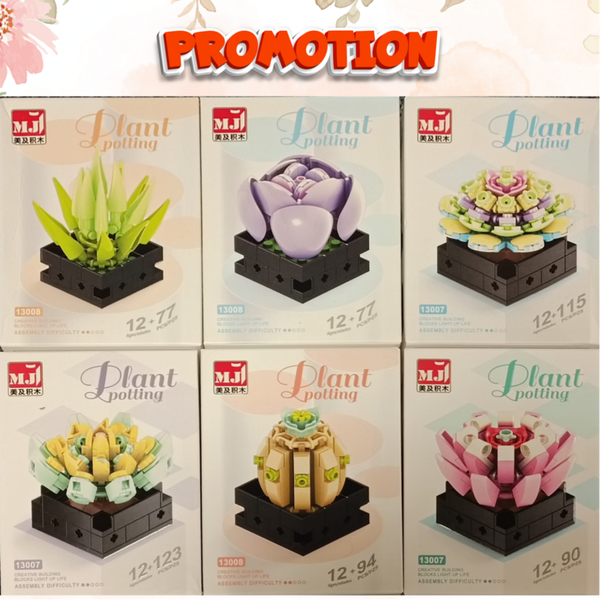 Jeux De Construction Fleurs Succulents En Briques
