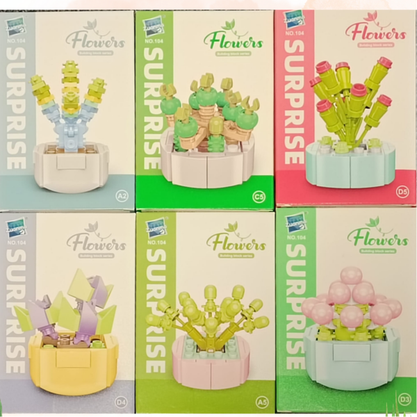 Jeux De Construction Fleurs Succulents En Briques