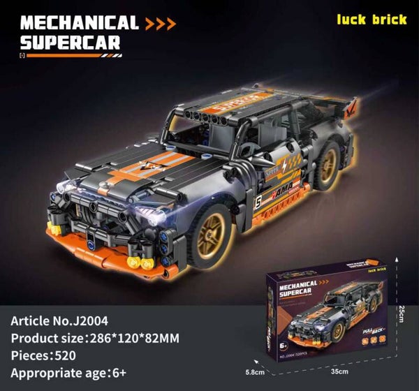 Jeux De Construction Super Cars 1:18 En Briques