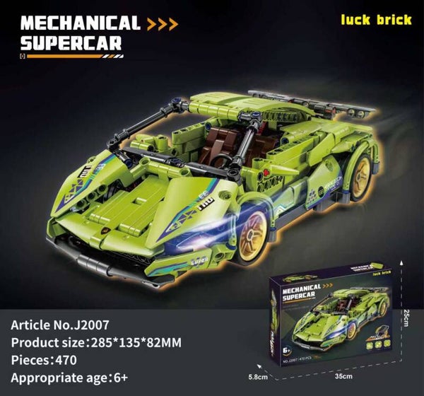 Jeux De Construction Super Cars 1:18 En Briques