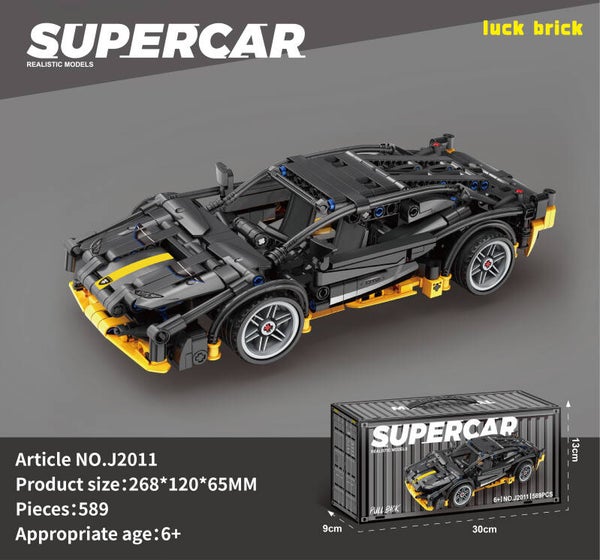Jeux De Construction Super Cars 1:18 En Briques