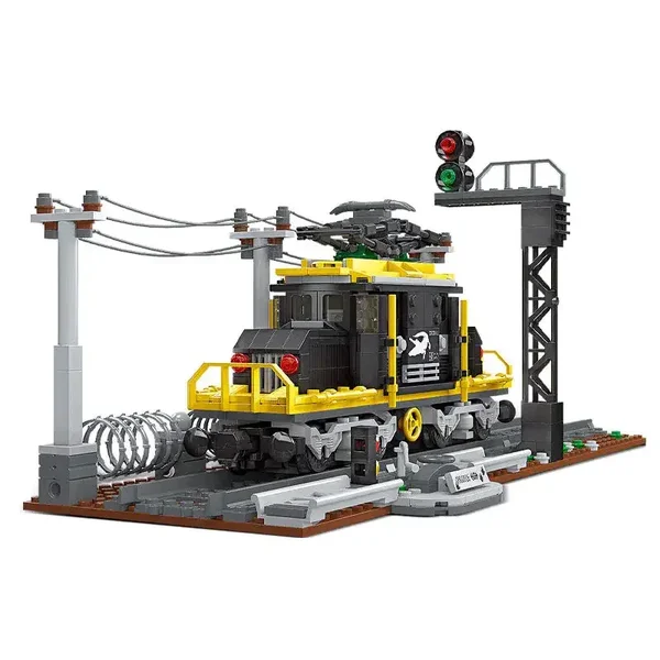 Jeux De Construction Steam Locomotive Train En Briques