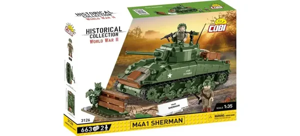 Jeux De Construction M4A1 SHERMAN COBI En Briques