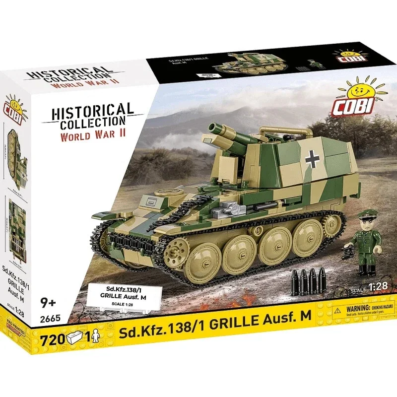 Jeux De Construction 2665 STURMPANZER 38(T)B GRILLE AUSF.M COBI-2665 COBI En Briques