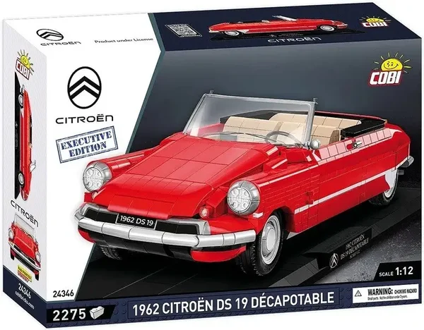 Jeux De Construction 24346 - Youngtimer Collection - 1962 Citroen DS 19 Convertible COBI En Briques