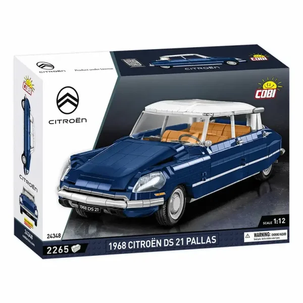 Jeux De Construction 24348 COBI 1968 Citroën DS. 21 Pallas, voiture, 2265 pièces, 24348COBI En Briques
