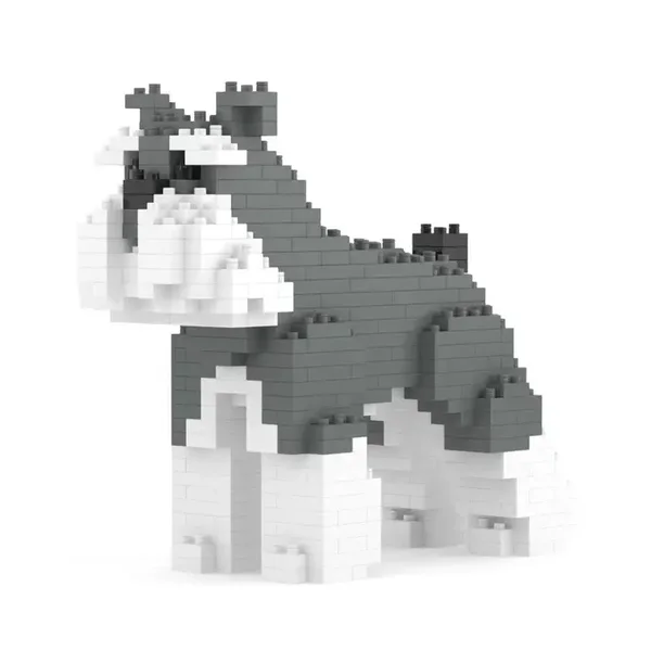 Jeux De Construction Mini Schnauzer En Briques JEKCA