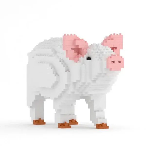 Jeux De Construction Cochon En Briques  JEKCA