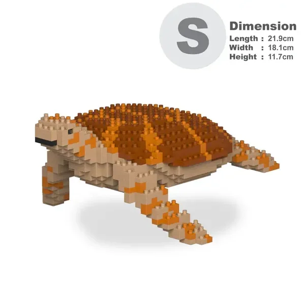 Jeux De Construction Tortue de mer 660pcs En Briques JECKA
