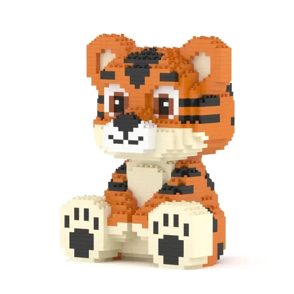 Jeux De Construction Mini Tigre KAWAII 1520pcs En Briques JECKA