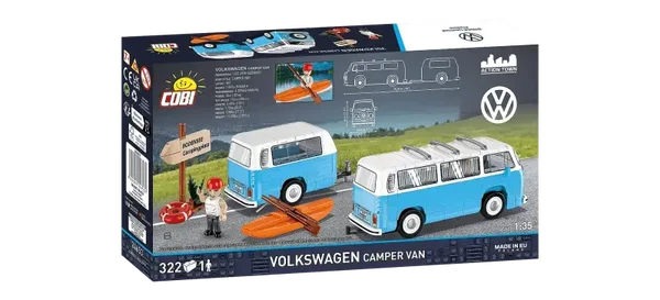 Jeux De Construction VOLKSWAGEN T2b Camping COBI en Briques