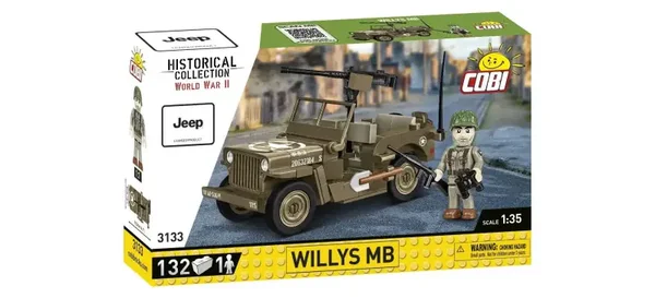 Jeux De Construction Voiture WILLYS MB 132 KL COBI en Briques